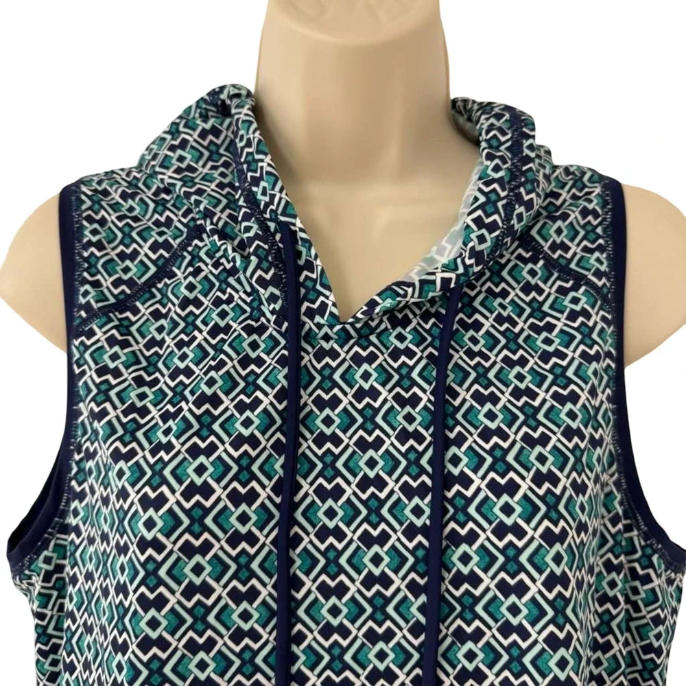 Tommy Bahama Island Active Womens Hooded Athleisure Resort Swim Dress Cover sz M - Picture 4 of 16